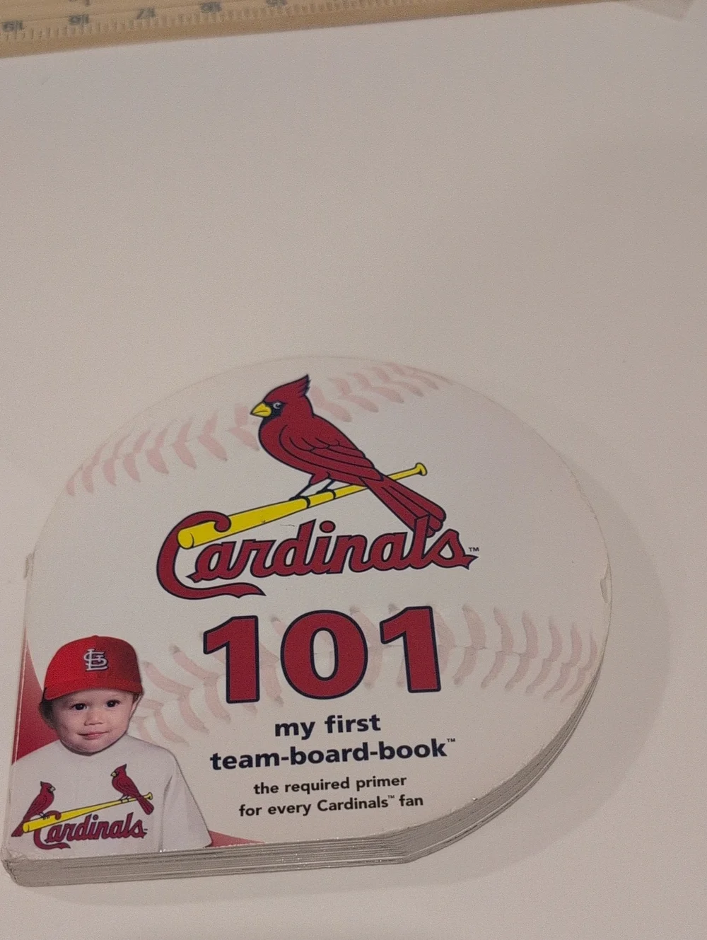 Cardinals 101 My First Team Board Book - Baseball White/Red MLB